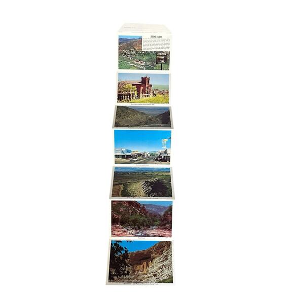 Vintage Jerome Arizona Ghost City and Carlsbad Caverns Postcard Photo Booklet - Picture 3 of 6